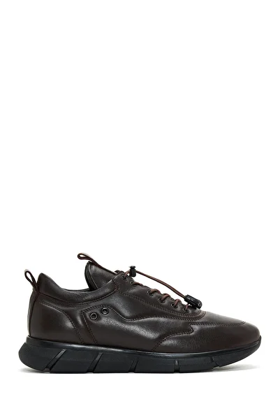 Derimod Men's Brown Lace-Up Leather Casual Shoes 25Wfd640318