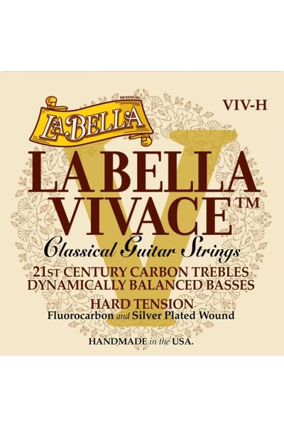 Genel Markalar La Bella Vivace Karbon Naylon Medium Tension Klasik Gitar Teli