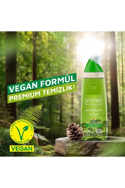Viking Wc Temizleyici Şeker Çamı 750 Ml 10 Adet