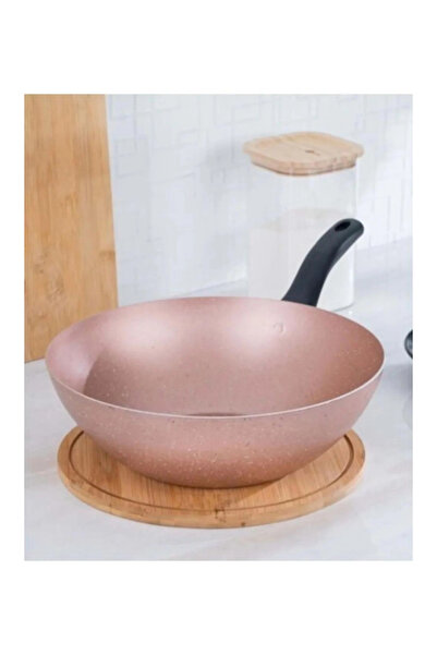 ACAR XCM21.0261 Damla Pembe Wok Tava 28 Cm