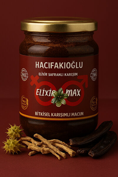 HACIFAKIOĞLU Doğal Bay& Elixir Max Safranlı Ginsengli Organik Karışık Bitkisel