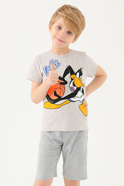 Space Jam L1584-2 Tricou pentru copii K.Beige Melange