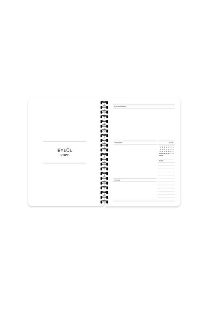 KESKİN COLOR Keskin 16*23 Spiralli Akademik Ajanda - Mavi