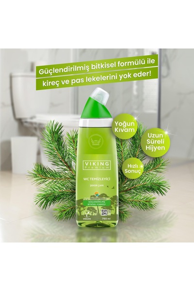 Viking Wc Temizleyici Şeker Çamı 750 Ml 1 Adet