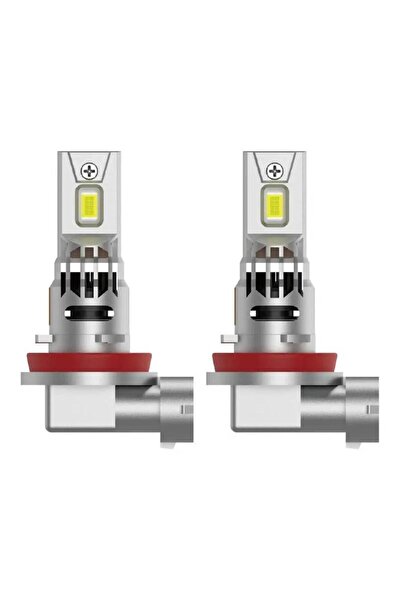 BGRJ Automotive Set de 2 becuri LED H11 cu ventilator încorporat, BG30, 6000k