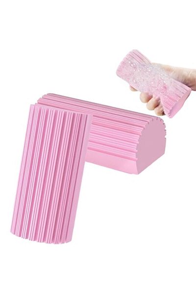 BEKZ Set 2 Magic Cleaning Sponges, Multifunctional, Superior Absorption, Anti-Allergic, Pink
