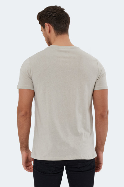 Slazenger Ανδρικό μπλουζάκι KAURI από πέτρα σε γκρι χρώμα
