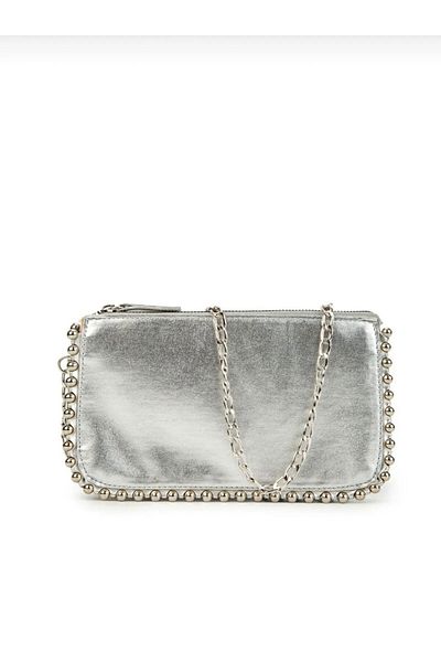 Mercan Studded Women's Wallet Bag - Cross Chain Strap