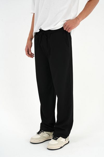 Redline Anchor Men's Comfortable Elastic Waist Fabric Trousers