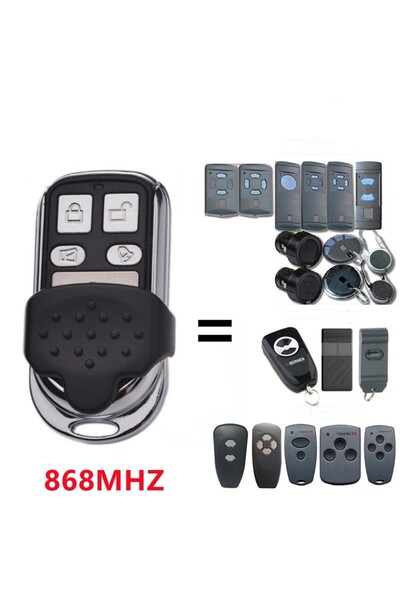 KUANGZIPENG جهاز تحكم عن بعد لبوابة المرآب HSM2 HSM4 868 ميجا هرتز، جهاز إرسال محمول 868.35 ميجا هرتز