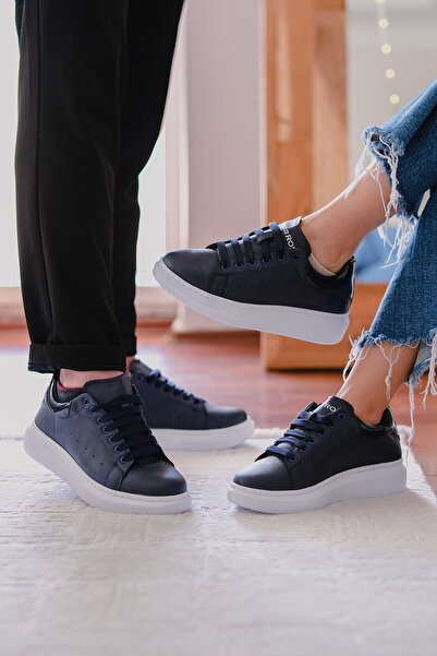 pumant Mcqueen Style Navy Blue Orthopedic Sneaker - Λευκή σόλα, Casual αθλητικά παπούτσια 310