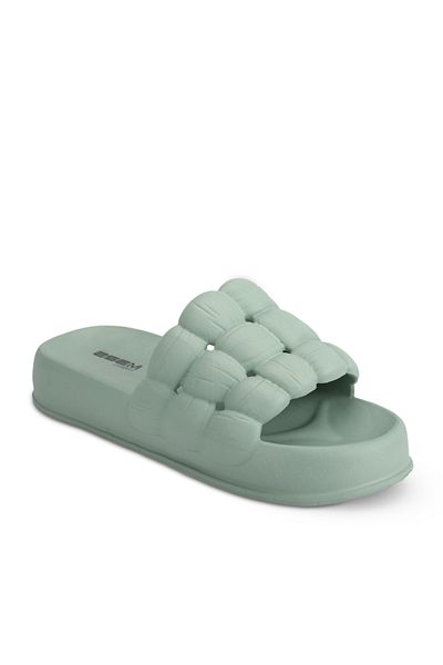 Esem Offu Women's Green Slippers Sports Shoes