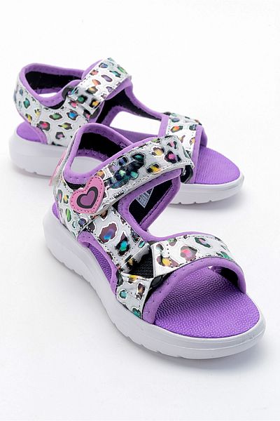 mnpc Girl's Lilac Lighted Anatomical Lightweight Sports Sandals