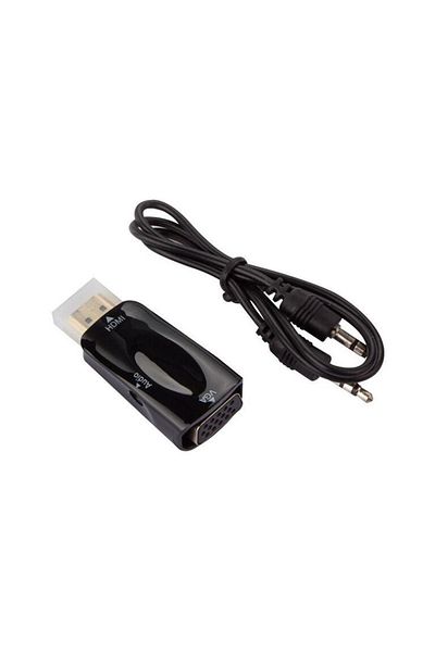 HOPE R Adaptor HDMI la VGA,1080P, audio, negru, HOPE R
