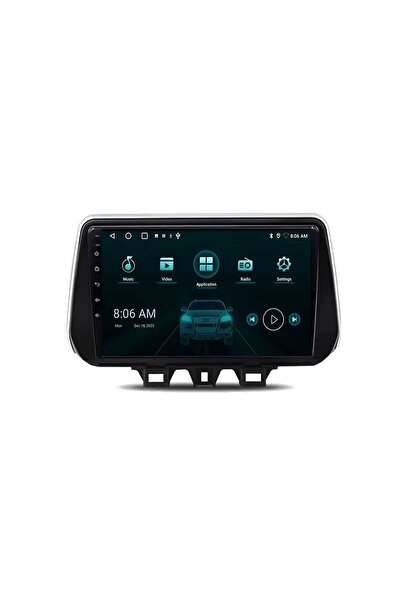 Hyundai Android screen for Hyundai Tucson 2019-2021 (RAM 2 - Memory 32) supports CarPlay and Android Auto.