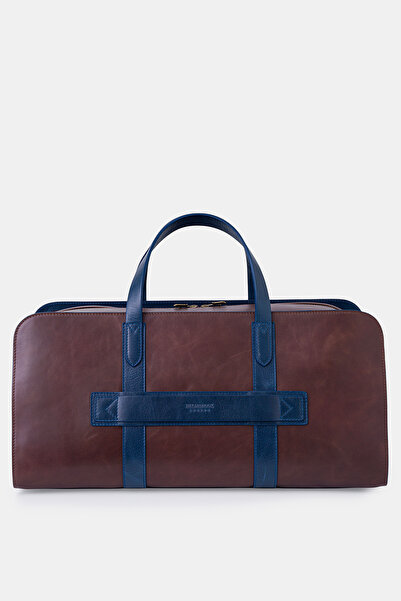 HELMBROOK Leonard Hakiki Deri Unisex Askılı Seyahat Çantası