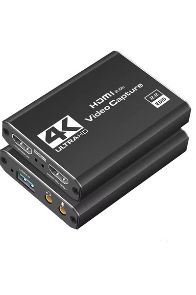 HOPE R HOPE R video capture card, HDMI 4K@60Hz input, HDMI and USB3.0 outputs, 1920P 60FPS, output