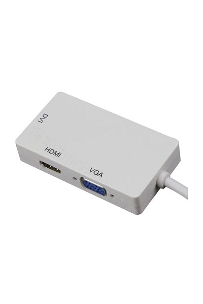 HOPE R Hub Adaptor 3 in1 DisplayPort la HDMI + VGA + DVI, 22 cm, HOPE R