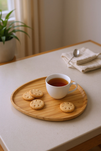 Bambum Macchiato Triangle Tray Large
