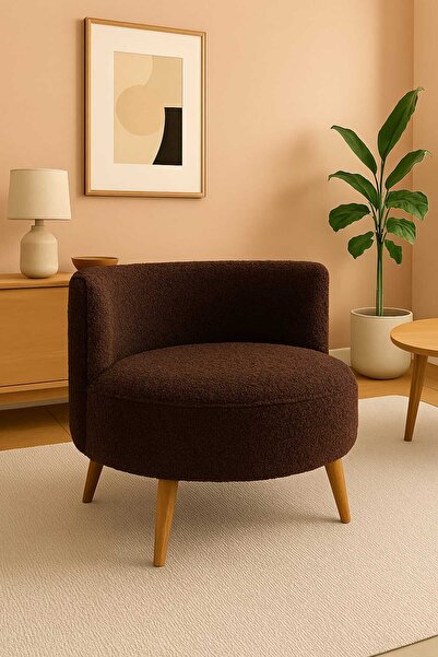 eda hacıoğlu edam bedding group Kahverengi Teddy Tek kişilik Berjer (SALON, BALKON, OFİS)