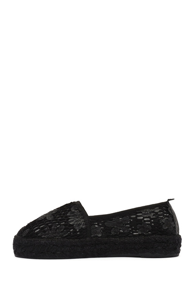 Derimod Women's Black Patterned Espadrille 25Sfd20726F