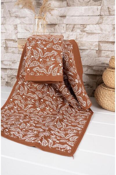 Baveno 100% бавовна, подвійний, 40x66 см, з вишитим візерунком, рушник для рук і обличчя/набір рушників Baveno