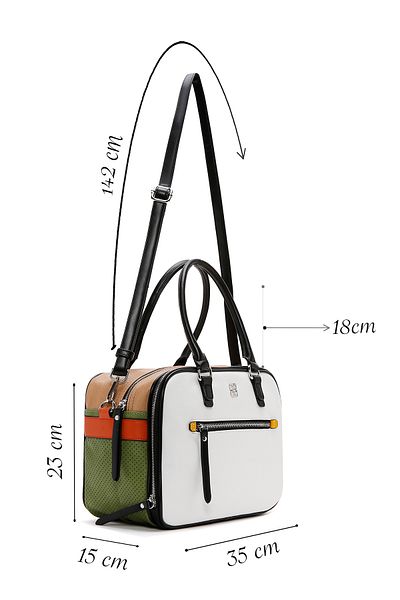 Derimod Women's White Long Strap Handbag 25Sbd 243518
