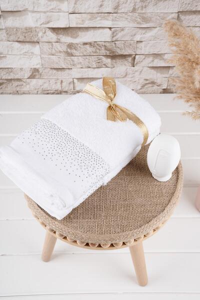 Baveno 100% бавовна, подвійний, 50x70 см, набір рушників з вишивкою