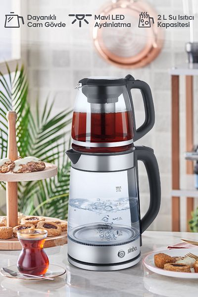 Sinbo Stm-5848 1500 Watt Electric Glass Tea Machine