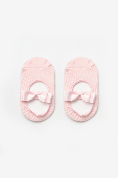 Le Mabelle Pink Bow Ballerina Socks for Girls