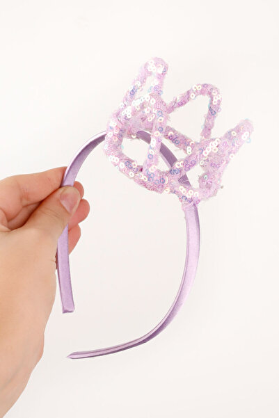 Le Mabelle Coroana pentru fetiță cu paiete liliac