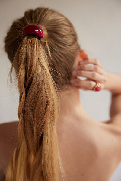 New Obsessions Acrylic Elastic Ponytail Buckle