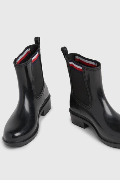 Tommy Hilfiger Dámské logo Tommy Hilfiger Gumová horní část Polyster Podšitá elastická boční vložka Y