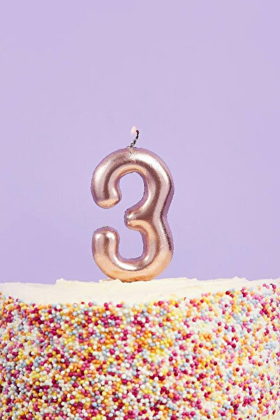 Le Mabelle شمعة ذهبية رقم 3