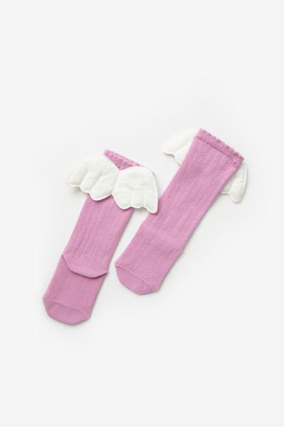 Le Mabelle Lilac Winged Socks for Girls