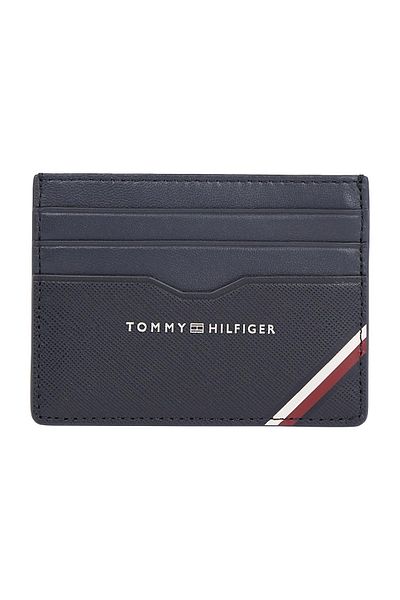 Tommy Hilfiger Men's Navy Blue Wallet - Smooth Surface, Multiple Card Slots, Brand Logo Am0Am11583-Dw6