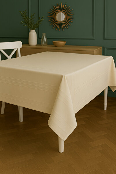 Cardea Linen Woven Carefree Tablecloth
