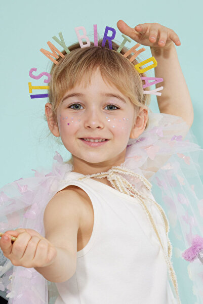 Le Mabelle Multicolored Its My Birthday Girl's Crown