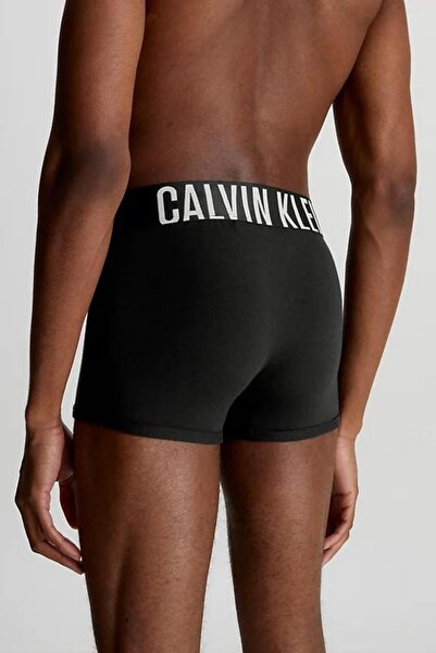 Calvin Klein Erkek Marka Logolu Elastik Bantlı Günlük Kullanıma Uygun Siyah Boxer 000NB2602A GXI