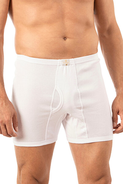 ÖZKAN underwear Özkan 0118 6 Pack Ανδρικά 100% βαμβακερά εύκαμπτα μαλακά άνετα σλιπ μπόξερ με τσάντα Long Johns
