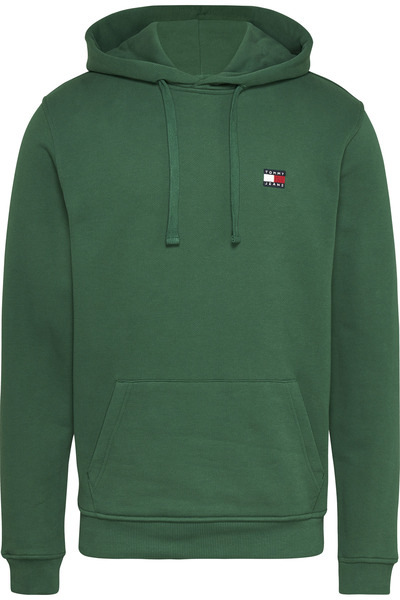 Tommy Hilfiger Erkek Marka Logolu Kapüşonlu Şık Görünüşlü Yeşil Sweatshirt DM...