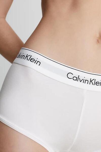 Calvin Klein Kadın Marka Logolu Elastik Bantlı Yüksek Belli Nefes Alabilen Kumaşlı Sportif Görünümlü