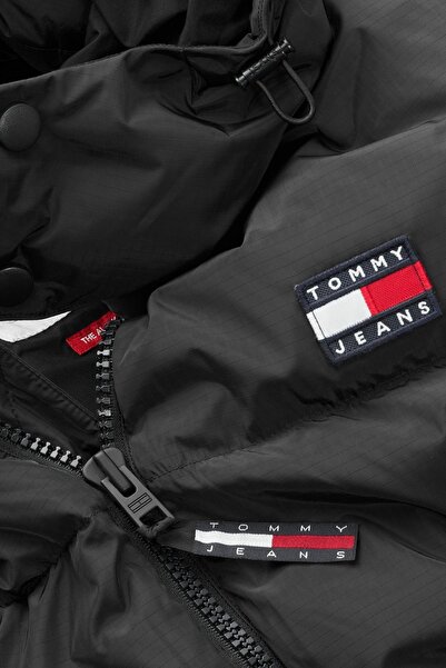 Tommy Hilfiger Erkek Marka Logolu Dolgulu Cepli Çıkarılmaz Kapüşonlu Tamamen Astarlı Şık Tasarımlı G