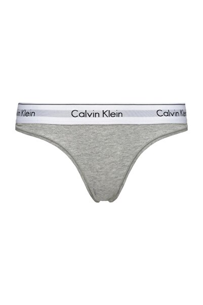 Calvin Klein Kadın Tanga Külot - Rahat Elastik Bant, Düz Desen