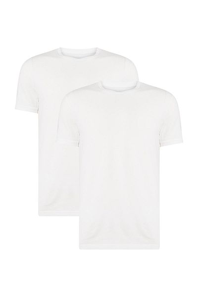Nike Men's Brand Logo Cotton Casual White Undershirt 0000Ke1010 100