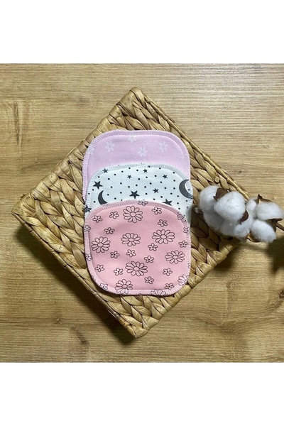 Ponped 3'lü Yıkanabilir Makyaj Temizleme Pedi