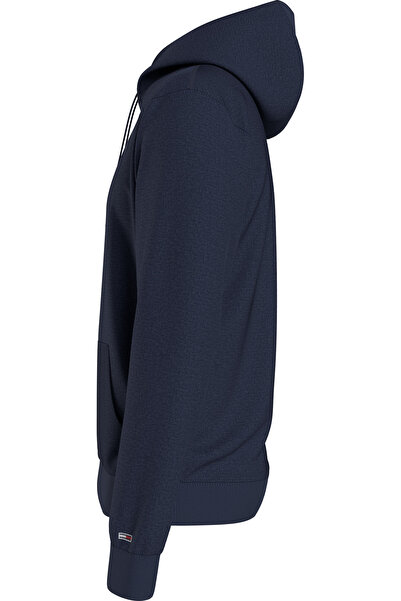 Tommy Hilfiger Férfi márkalogós pamut alkalmi sötétkék pulóver DM0DM16800 C87