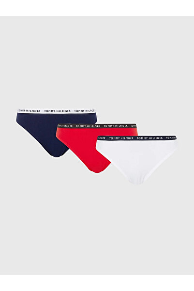 Tommy Hilfiger Γυναικείο Σετ 3 ζευγαριών κλασικών σλιπ UW0UW02828 Πολύχρωμο