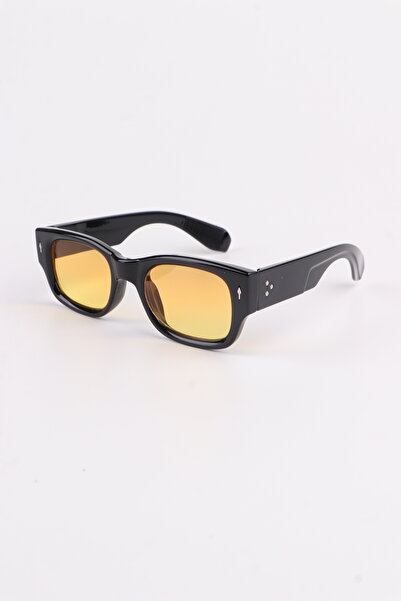 Chunky Frame Marcos Unisex New Season Black Orange Popular Square Sunglasses