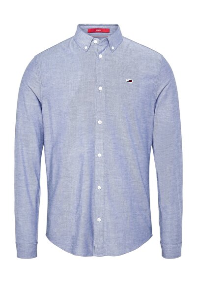 Tommy Jeans Erkek Mavi Gömlek Dm0dm09594c87-mavi
